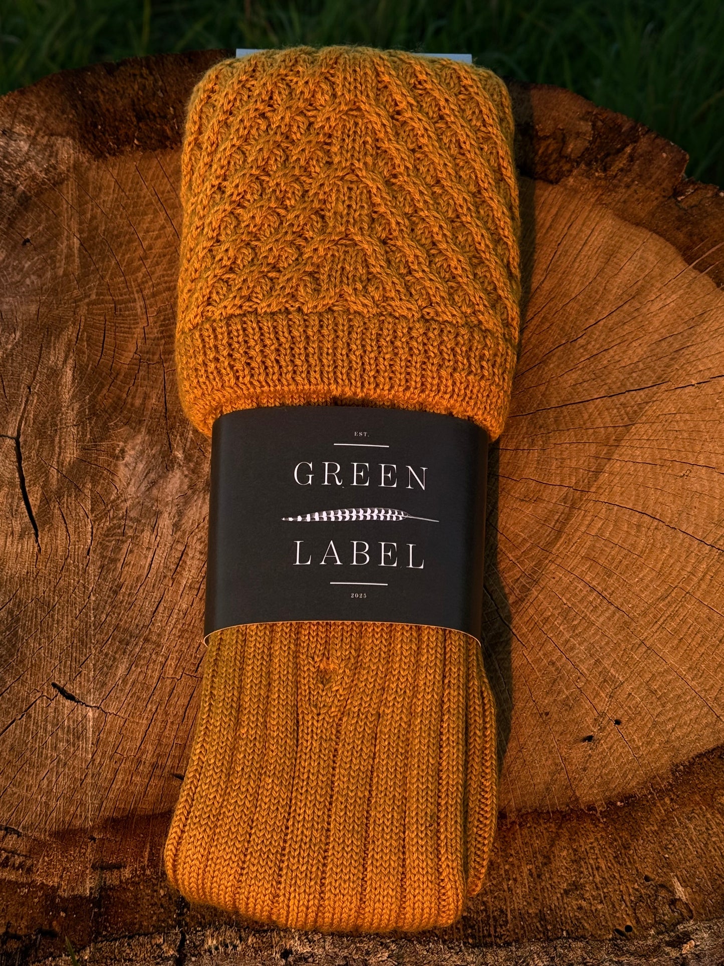 Merino Shooting Sock (Mustard)