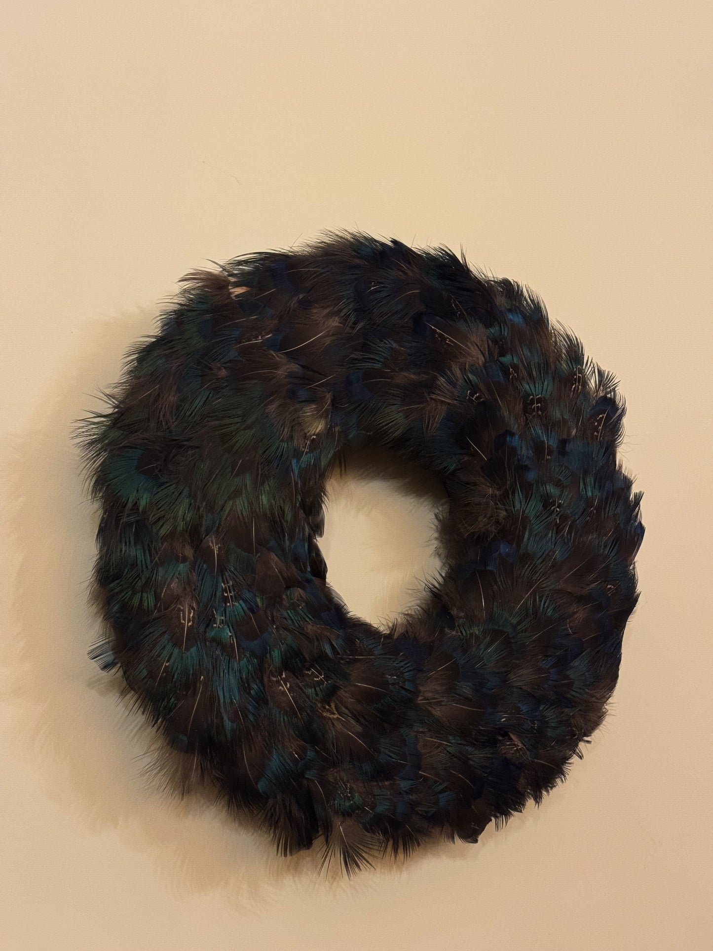 Melanistic pheasant Wall Wreath