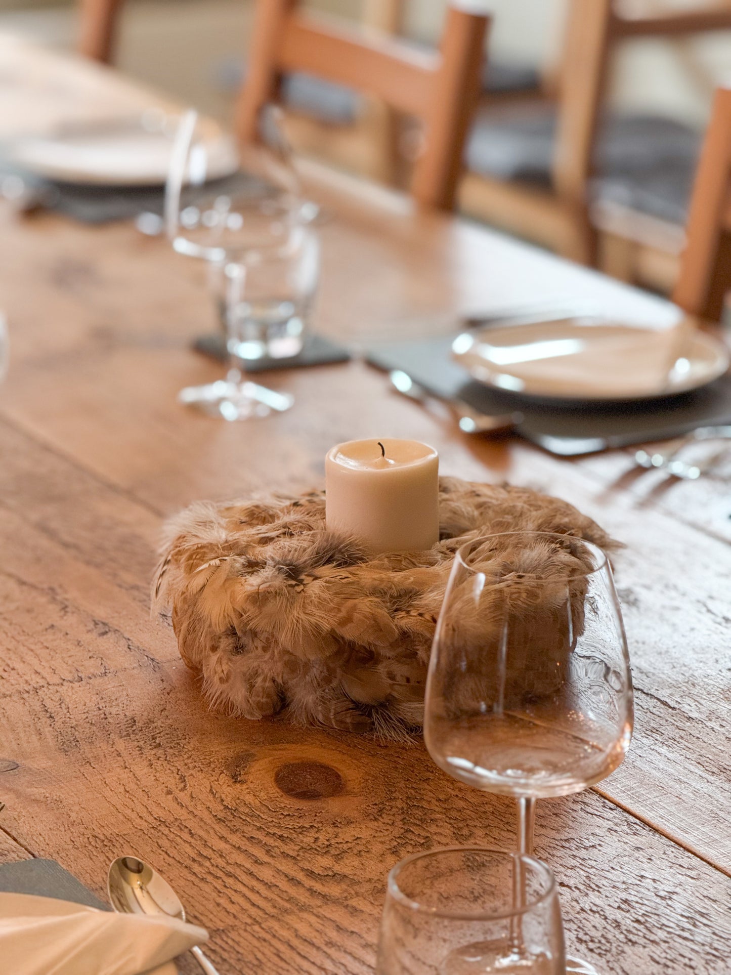 Featherlight Candle Holder - Hen