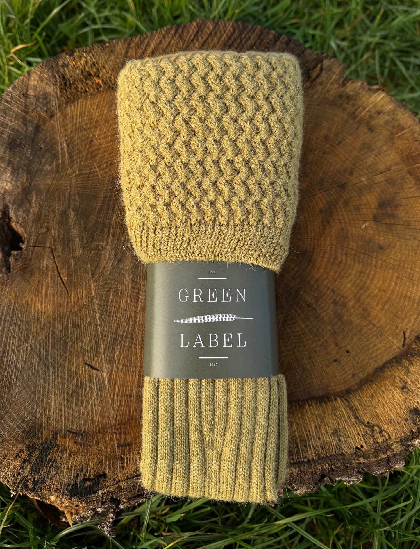 Alpaca Shooting Sock (Moss)