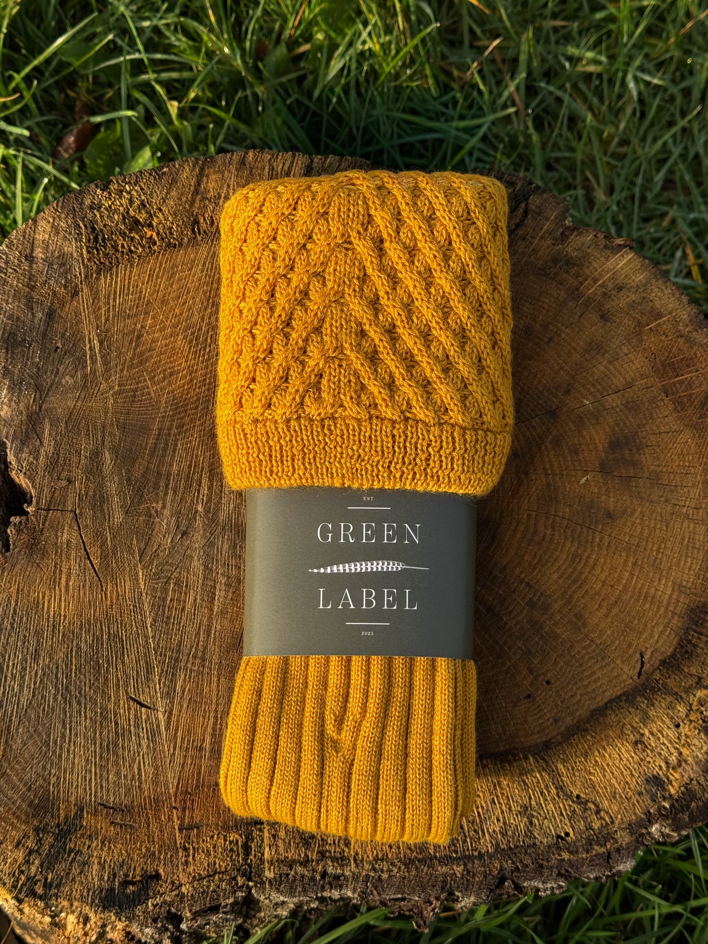 Merino Shooting Sock (Mustard)