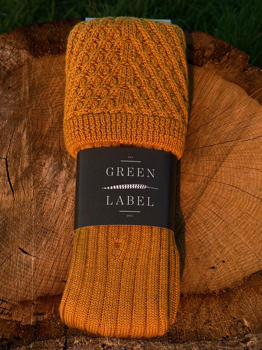 Merino Shooting Sock (Mustard)