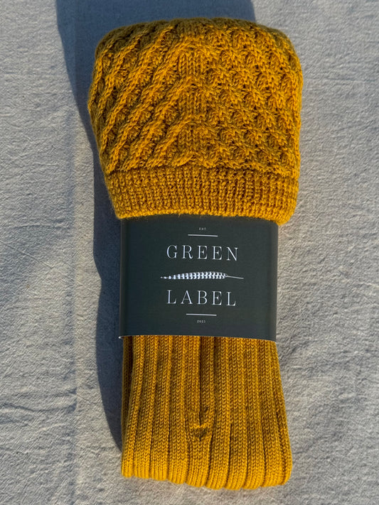 Merino Shooting Sock (Mustard)